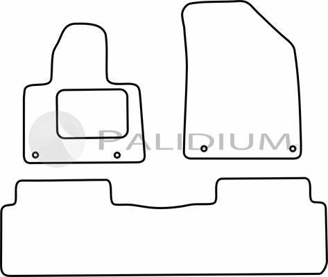 Ashuki PAL18-0212 - Комплект килимків autocars.com.ua