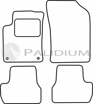 Ashuki PAL18-0226 - Комплект килимків autocars.com.ua