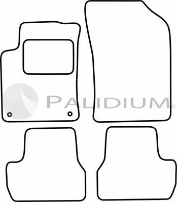 Ashuki PAL18-0227 - Комплект ковриков avtokuzovplus.com.ua