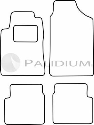 Ashuki PAL18-0259 - Комплект килимків autocars.com.ua