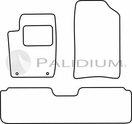 Ashuki PAL18-0262 - Комплект килимків autocars.com.ua