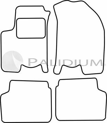 Ashuki PAL18-0264 - Комплект килимків autocars.com.ua