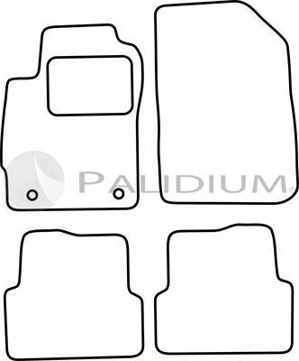 Ashuki PAL18-0266 - Комплект ковриков avtokuzovplus.com.ua