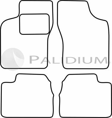 Ashuki PAL18-0272 - Комплект ковриков avtokuzovplus.com.ua