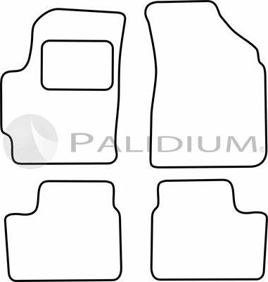 Ashuki PAL18-0280 - Комплект килимків autocars.com.ua