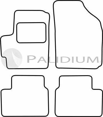 Ashuki PAL18-0281 - Комплект килимків autocars.com.ua