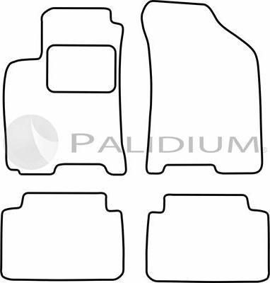 Ashuki PAL18-0285 - Комплект килимків autocars.com.ua