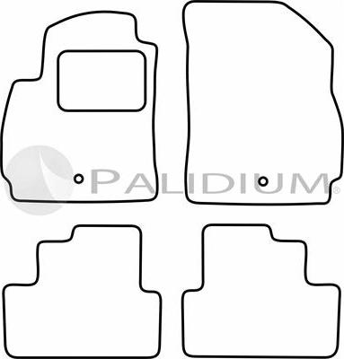 Ashuki PAL18-0286 - Комплект килимків autocars.com.ua