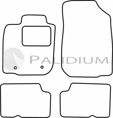 Ashuki PAL18-0295 - Комплект килимків autocars.com.ua