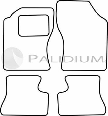 Ashuki PAL18-5310 - Комплект килимків autocars.com.ua