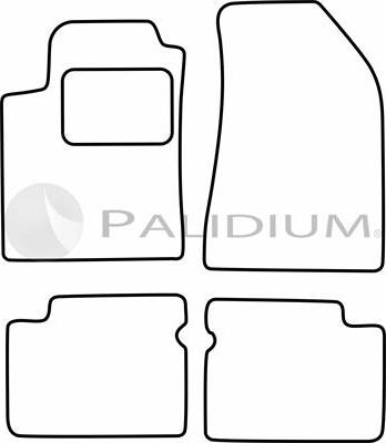 Ashuki PAL18-0352 - Комплект килимків autocars.com.ua