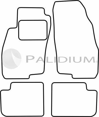 Ashuki PAL18-0379 - Комплект килимків autocars.com.ua