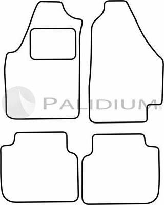 Ashuki PAL18-0381 - Комплект килимків autocars.com.ua