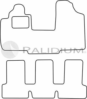 Ashuki PAL18-0383 - Комплект килимків autocars.com.ua