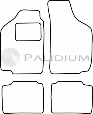 Ashuki PAL18-0392 - Комплект килимків autocars.com.ua