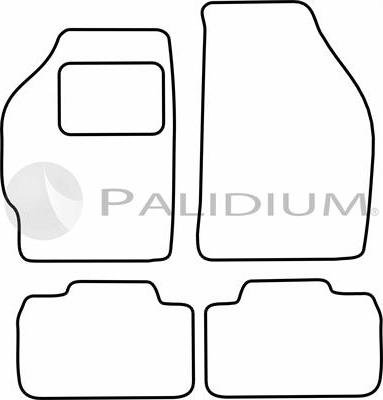 Ashuki PAL18-0393 - Комплект килимків autocars.com.ua