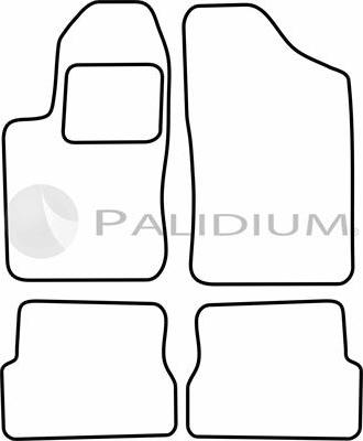 Ashuki PAL18-0406 - Комплект килимків autocars.com.ua