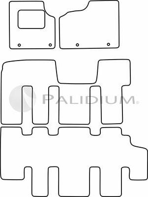 Ashuki PAL18-0411 - Комплект килимків autocars.com.ua