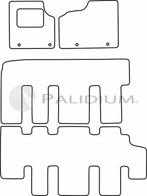 Ashuki PAL18-0412 - Комплект килимків autocars.com.ua