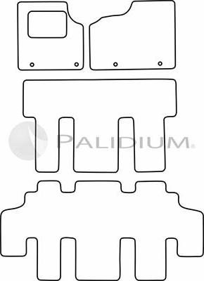 Ashuki PAL18-5415 - Комплект килимків autocars.com.ua