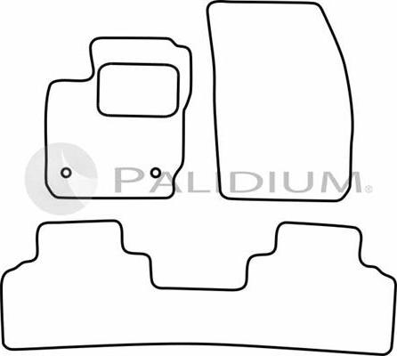 Ashuki PAL18-0452 - Комплект килимків autocars.com.ua