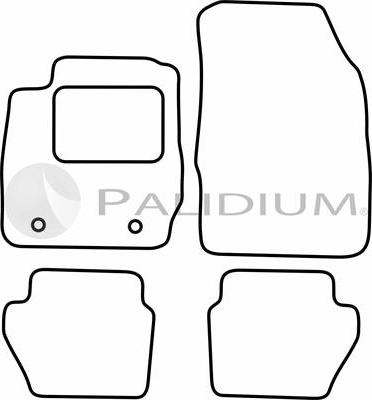 Ashuki PAL18-0471 - Комплект ковриков avtokuzovplus.com.ua