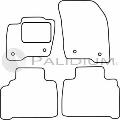 Ashuki PAL18-0492 - Комплект килимків autocars.com.ua