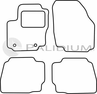 Ashuki PAL18-0508 - Комплект килимків autocars.com.ua