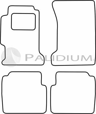 Ashuki PAL18-0553 - Комплект килимків autocars.com.ua