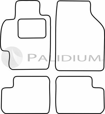 Ashuki PAL18-0599 - Комплект килимків autocars.com.ua