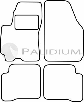 Ashuki PAL18-0612 - Комплект ковриков avtokuzovplus.com.ua