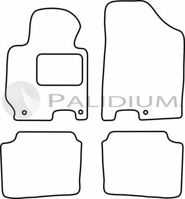 Ashuki PAL18-0618 - Комплект ковриков avtokuzovplus.com.ua