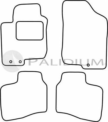 Ashuki PAL18-0644 - Комплект ковриков avtokuzovplus.com.ua