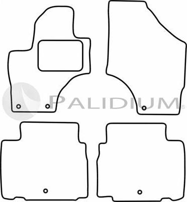 Ashuki PAL18-0651 - Комплект ковриков avtokuzovplus.com.ua