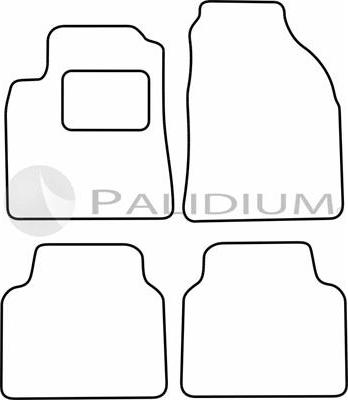 Ashuki PAL18-0657 - Комплект килимків autocars.com.ua