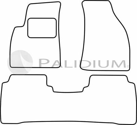 Ashuki PAL18-0658 - Комплект ковриков avtokuzovplus.com.ua