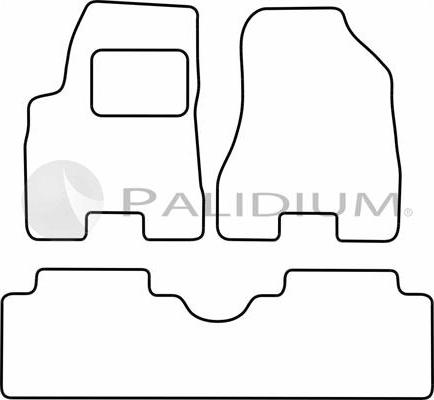 Ashuki PAL18-0676 - Комплект ковриков avtokuzovplus.com.ua