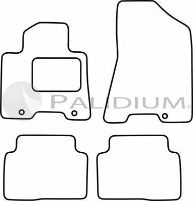 Ashuki PAL18-0677 - Комплект ковриков avtokuzovplus.com.ua