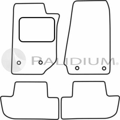 Ashuki PAL18-0704 - Комплект ковриков avtokuzovplus.com.ua