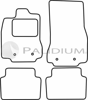 Ashuki PAL18-0713 - Комплект килимків autocars.com.ua