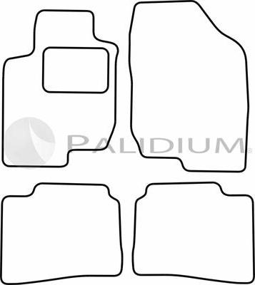 Ashuki PAL18-0751 - Комплект ковриков autodnr.net