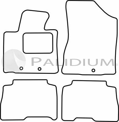 Ashuki PAL18-0780 - Комплект килимків autocars.com.ua