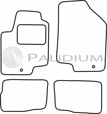 Ashuki PAL18-0782 - Комплект килимків autocars.com.ua