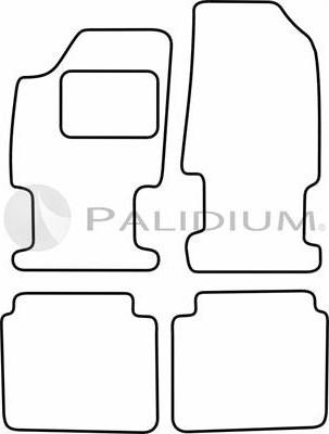 Ashuki PAL18-0799 - Комплект ковриков avtokuzovplus.com.ua