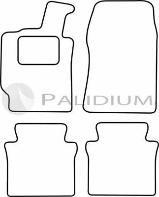 Ashuki PAL18-0814 - Комплект ковриков avtokuzovplus.com.ua