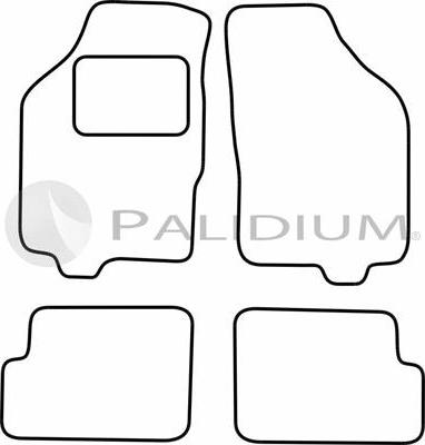 Ashuki PAL18-0820 - Комплект ковриков avtokuzovplus.com.ua