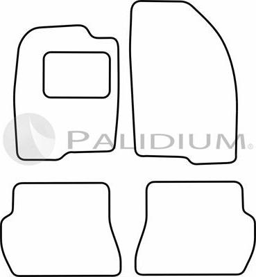 Ashuki PAL18-0864 - Комплект килимків autocars.com.ua