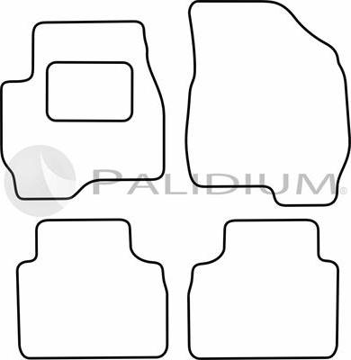 Ashuki PAL18-0923 - Комплект килимків autocars.com.ua