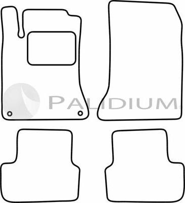 Ashuki PAL18-0929 - Комплект килимків autocars.com.ua