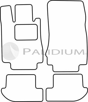 Ashuki PAL18-0942 - Комплект ковриков avtokuzovplus.com.ua